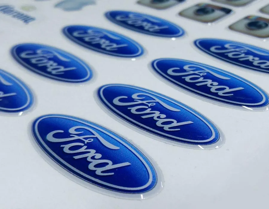 3D Resin Stickers