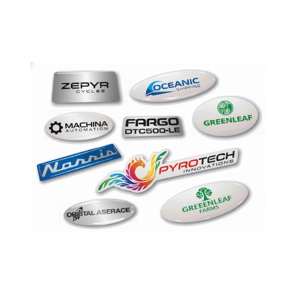 Domed Logo Badges