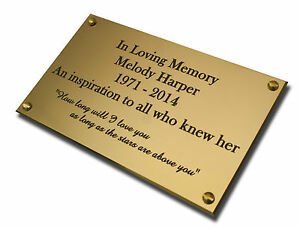 Custom Engraved Plaques